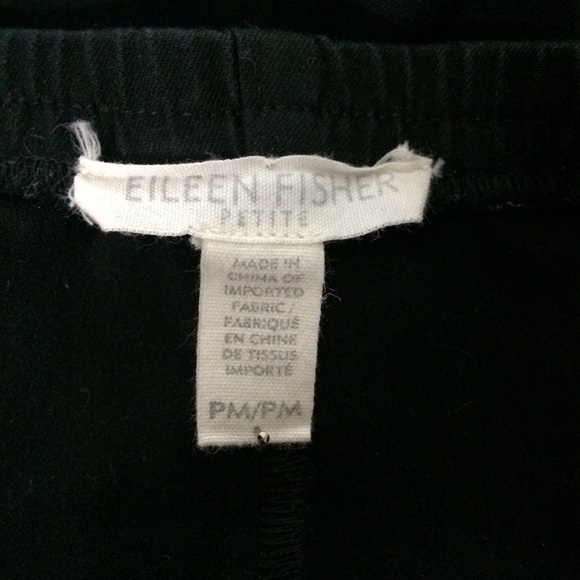 Eileen Fisher Organic Cotton Stretch Ankle Pants - Picture 3 of 7